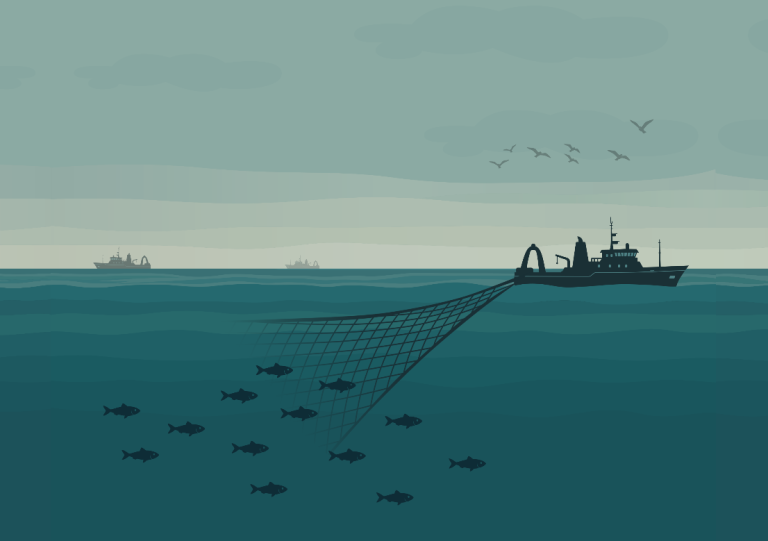 Links sind Ablagefelder für Karten. Rechts sind vier Tutorialmissionen abgebildet.